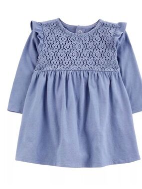 Carter's Periwinkle Dress w/ Bloomers, 18M